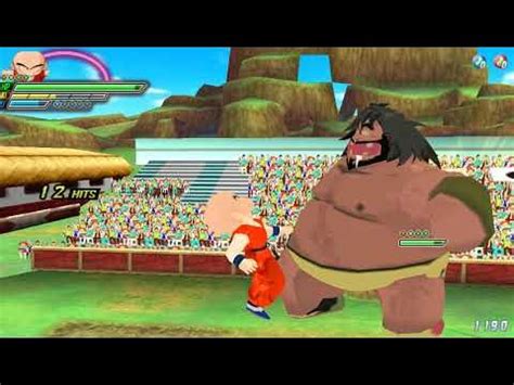 krillin vs bacterian|21st tenkaichi budokai.